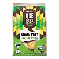 Que Pasa Og2 Grain Free Lime Tortilla Chips - 5 Oz - Image 1