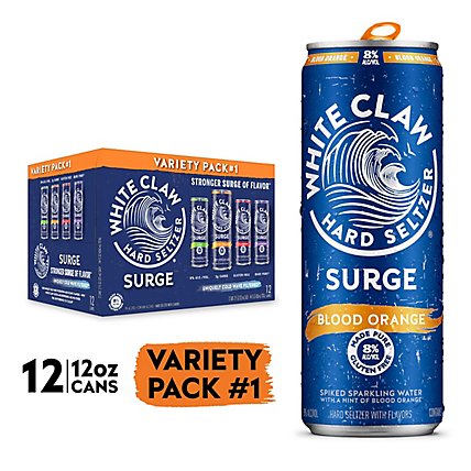 White Claw Hard Seltzer Surge Variety Pack In Cnas - 12-12 FZ - Image 2