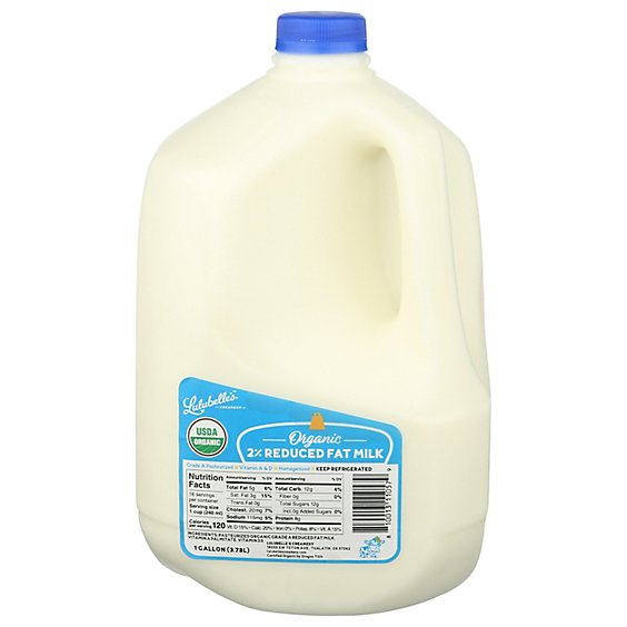 Lulu Organic 2% Reduced Fat Milk - 128 FZ