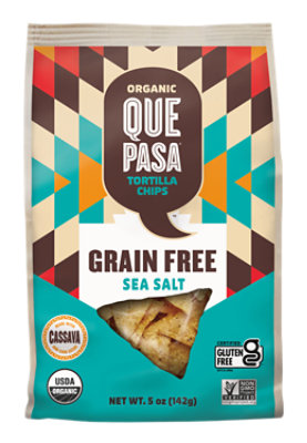 Que Pasa Og2 Grain Free Sea Salt Tortilla Chips - 5 Oz - Image 1