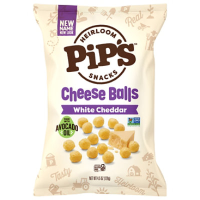 Pipcorn Wht Ched Cheese Balls - 4.5 OZ - Image 2