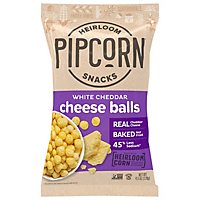 Pipcorn Wht Ched Cheese Balls - 4.5 OZ - Image 2