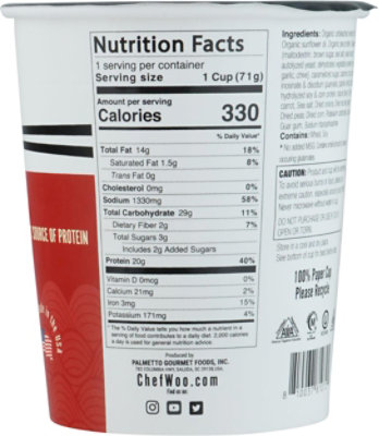 Chef Woo Ramen Braised Beef Flavor - 2.5 OZ - Image 6