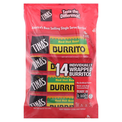 Tinas 14ct Red Hot Beef Burritos - 56 OZ - Image 3