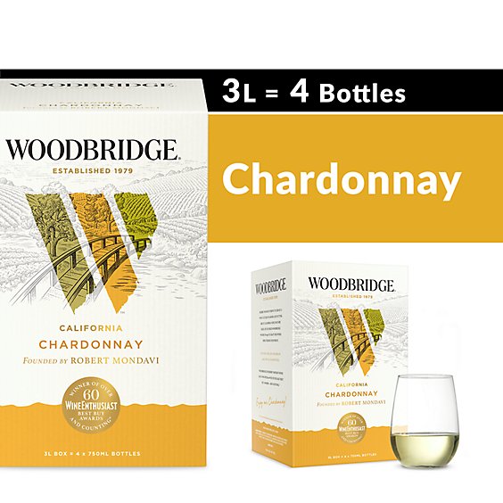 Woodbridge Chardonnay White Wine Box - 3 Liter