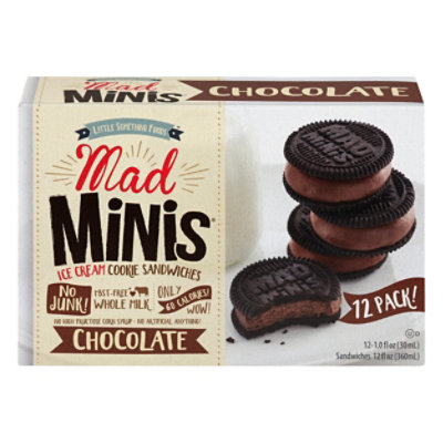 Mad Minis Chocolate Sandwiches - 12 FZ - Image 3