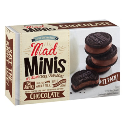 Mad Minis Chocolate Sandwiches - 12 FZ - Image 1