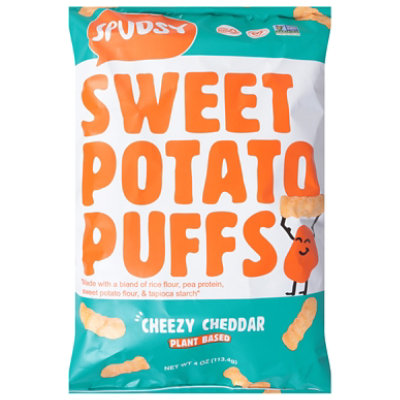 Spudsy Sweet Potato Puffs Cheesy Cheddar - 4 OZ - Image 2