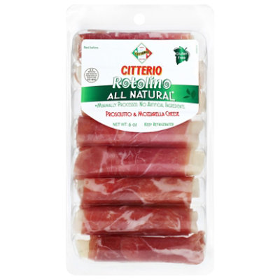 Citterio All Natural Prosciutto Mozzarella Rotolino - 6 OZ - Image 2