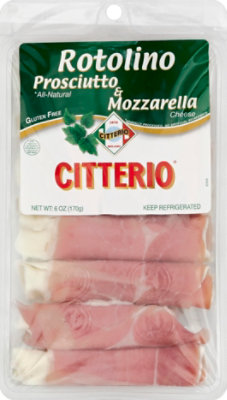 Citterio All Natural Prosciutto Mozzarella Rotolino - 6 OZ - Image 2