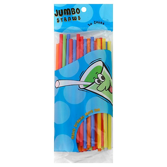 Good Cook Jumbo Drinking Straws - 50 CT