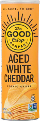 The Good Crisps Aged White Cheddar Stacked Chips - 5.6 Oz - Image 2