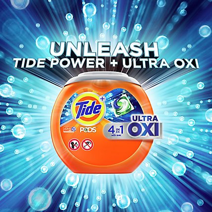 Tide PODS Ultra Oxi Liquid Laundry Detergent Pacs - 23 Count - Image 2