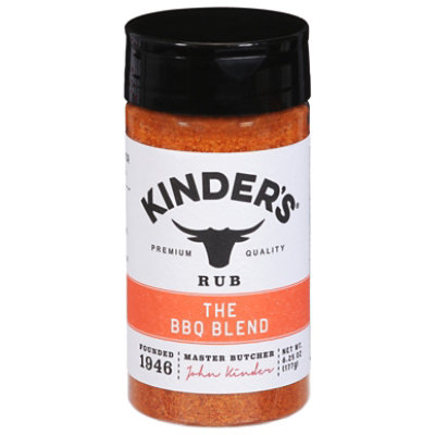 (4 pack) Kinder's The Blend Seasoning with Salt, Pepper and Garlic, 6.25oz