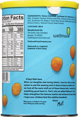 Good Crisp Cheese Balls Cheddar - 2.75 OZ - Image 6