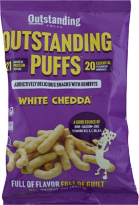 Pig Out Takeout Puffs- White Chedda - 3.0 OZ - Image 2