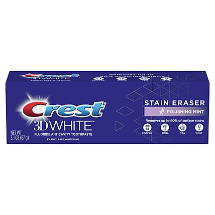 Crest Tp 3dw Stain Eraser Fresh Mint - 3.1 OZ - Image 2