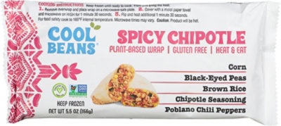 Cool Beans Spicy Chipotle Wrap Plnt Bsd - 5.5 OZ - Image 2