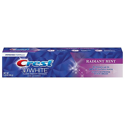 Crest 3d White Tp Whitening Radiant Mint - 5 OZ - Image 1