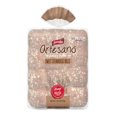 Sara Lee Artesano Sweet Steakhouse Rolls - 18 Oz - Image 1