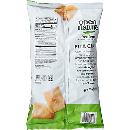 Open Nature Pita Chips Original With Sea Salt - 7.3 OZ - Image 6