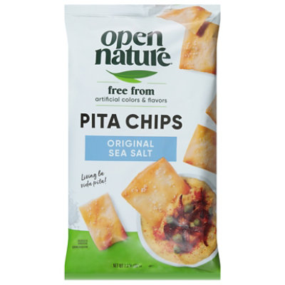 Open Nature Pita Chips Original With Sea Salt - 7.3 OZ - Image 2