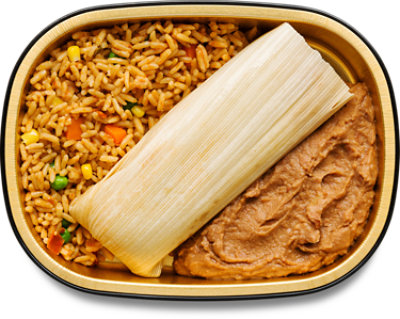 ReadyMeals Pork Tamale With Rice & Beans - EA