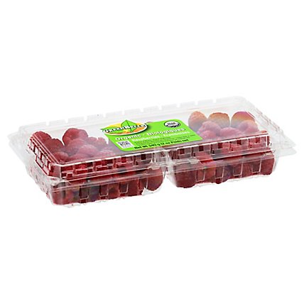Organic Raspberries Prepacked - 12 OZ - Image 1