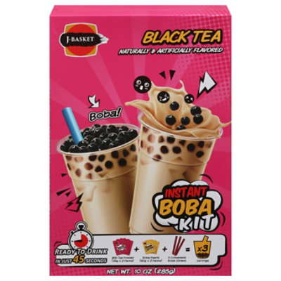 J-Basket Asian Instant Black Tea Boba Kit - 10 Oz - Image 3