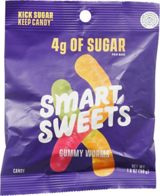 Smartsweets Gummy Candy Worms - 1.8 OZ - Image 2