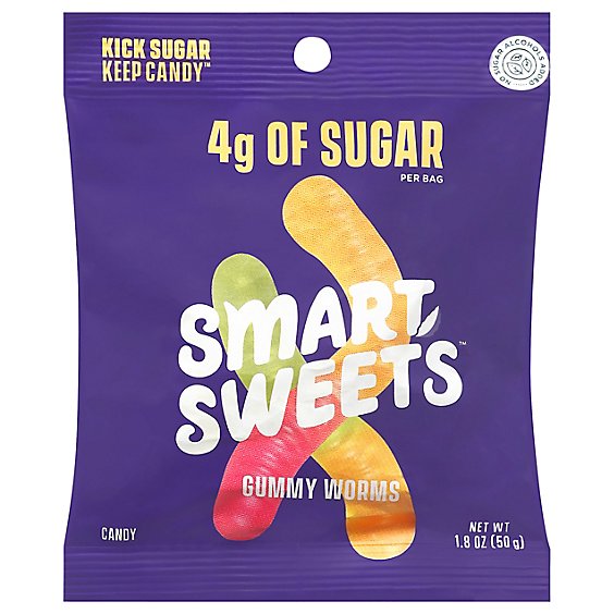 Smartsweets Gummy Candy Worms - 1.8 OZ