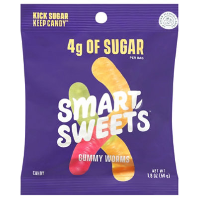 Smartsweets Gummy Candy Worms - 1.8 OZ