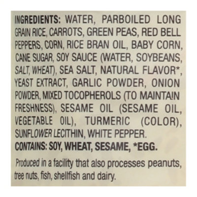 KA-ME Vegetable Fried Rice - 8.8 Oz - Image 5