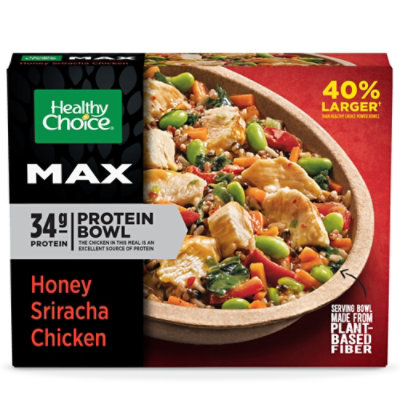 Healthy Choice Max Bowl Honey Sriracha Chicken Frozen Meal - 13.75 OZ