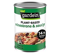 Gardein Plant-based Saus'ge & Minestrone Soup, Vegan - 15 OZ