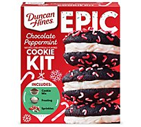Duncan Hines Epic Baking Kit Chocolate Peppermint Cookie Kit - 21.72 Oz