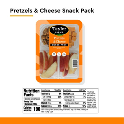 Apples Pretzels & Cheese Snack Tray - 4.25 OZ - Image 3