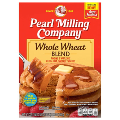 Pearl Milling Company Whole Wheat Blend Pancake & Waffle Mix - 35 OZ ...