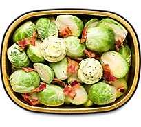 ReadyMeals Brussels Sprout Halves W/bacon & Garlic Herb Butter - EA
