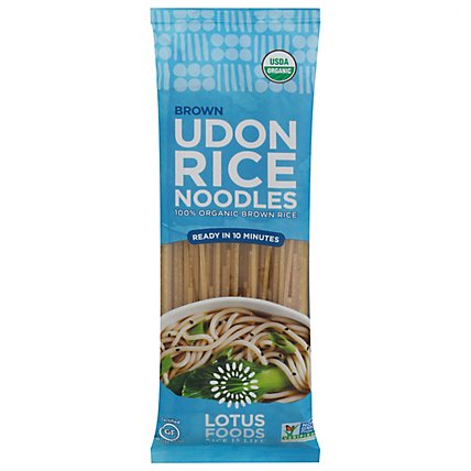 Lotus Foods Brown Rice Noodles Udon Organic - 8 OZ - Image 1
