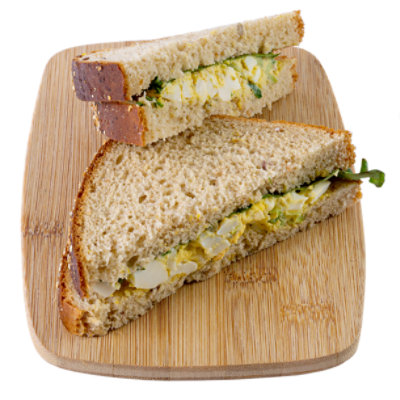 Haggen Homestyle Egg Salad On Wheat Sandwich - Made Right Here Always Fresh - Image 1