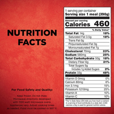 Healthy Choice Max Bowl Lemon Herb Chicken Frozen Meal - 13.75 Oz - Image 4