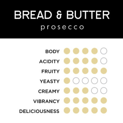 Bread & Butter Prosecco Doc Wine - 750 ML - Image 3