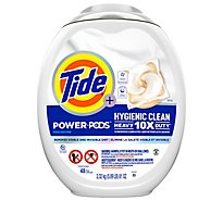 Tide Power PODs Hygienic Clean Heavy Duty Liquid Laundry Detergent Pacs HE Compatible - 48 Count