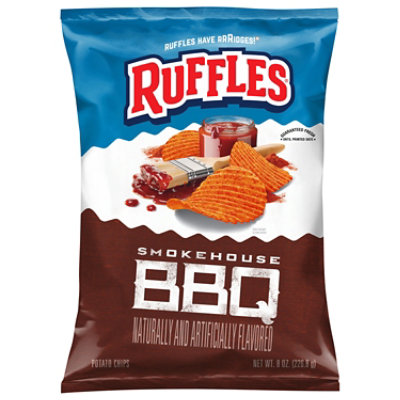 Ruffles Smokehouse BBQ Potato Chips - 8 Oz - Image 3