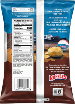 Ruffles Smokehouse BBQ Potato Chips - 8 Oz - Image 6