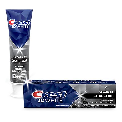 Crest 3d White Tthpst Charcoal - 3.8 OZ - Image 1