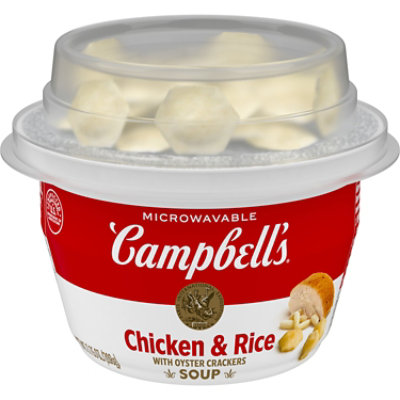 Campbell's Chicken and Rice Soup with Oyster Crackers - 7.35 Oz - Image 1