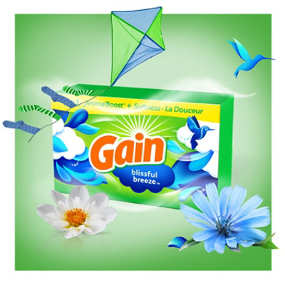 Gain Fabric Softener Dryer Sheets Blissful Breeze - 120 CT - Image 4