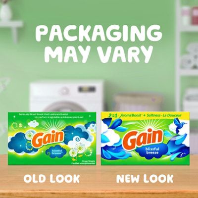 Gain Fabric Softener Dryer Sheets Blissful Breeze - 120 CT - Image 6